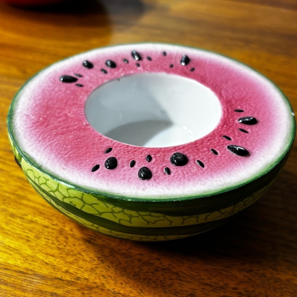 PartyLite vintage 2000s Summer Fruit Fest tea light candle holders - Picture 7 of 8